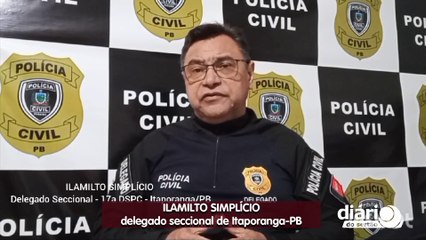 Homem é preso em Piancó e confessa que matou sobrinho porque estava sendo ameaçado