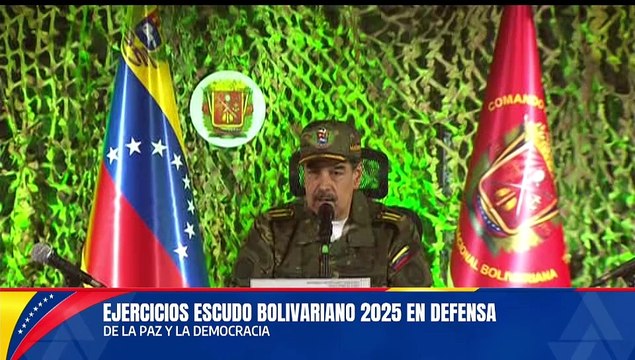 Pdte. Nicolás Maduro lidera el Primer Ejercicio Popular Militar y Policial “Escudo Bolivariano 2025”