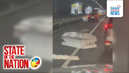 2 kabaong na ide-deliver, nahulog sa NLEX; kasunod na SUV, tinamaan | SONA