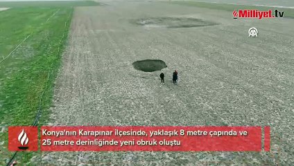 Bir şok daha yaşadılar! Tam 25 metre derinliğinde! Çevresinde 50 metre çapında iki adet daha var