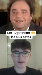 Le dernier prénom…💀 #prenom #prénom #prenoms #classement #top10