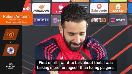 Amorim clarifies comments on 'worst Manchester United team ever'