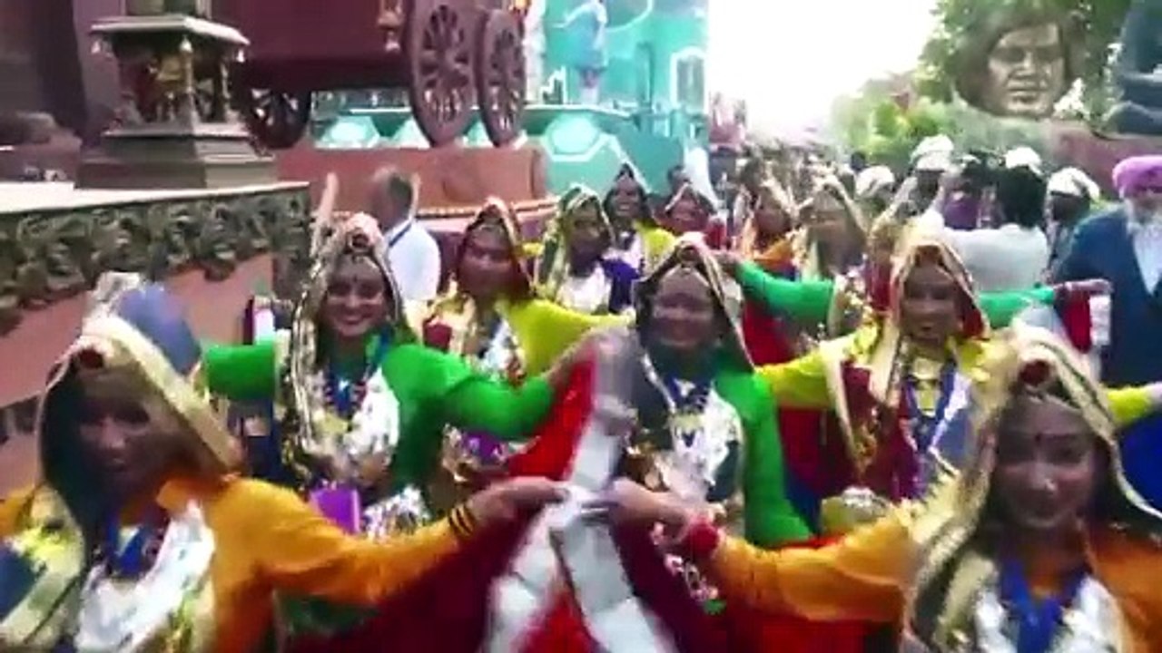 हरियाणा की झांकी कर्तव्य पथ पर दिखाएगी ``विरासत से विकास" का सफर; भगवान श्रीकृष्ण उपदेश देते और लैपटॉप पर काम करते दिखेंगे ताऊ