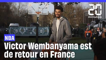 NBA : Victor Wembanyama de retour dans sa ville de naissance, pour inaugurer deux terrains de basket