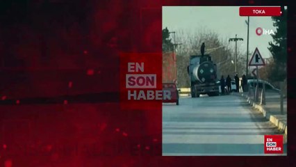 Tokat'ta zift yüklü tırın dorsesinde 2 kaçak göçmen yakalandı