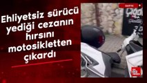 Bartın'da ehliyetsiz sürücü yediği cezanın hırsını motosikletten çıkardı