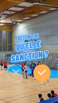 Selon toi qu’elle sanction ? 👀 #Handball #Hand #HandballPlayer #EPHB #Quiz