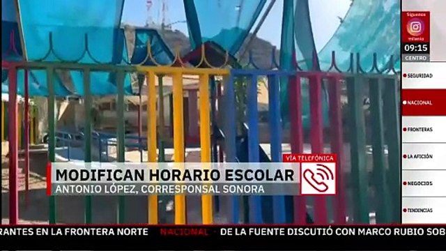 Sonora modifica el horario escolar en 41 municipios por bajas temperaturas