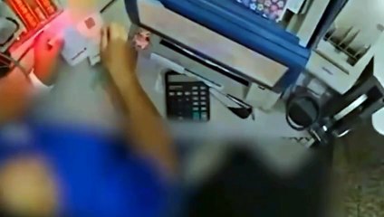 Funcionária é gravada furtando bilhete premiado da Mega-Sena no DF;VÍDEO