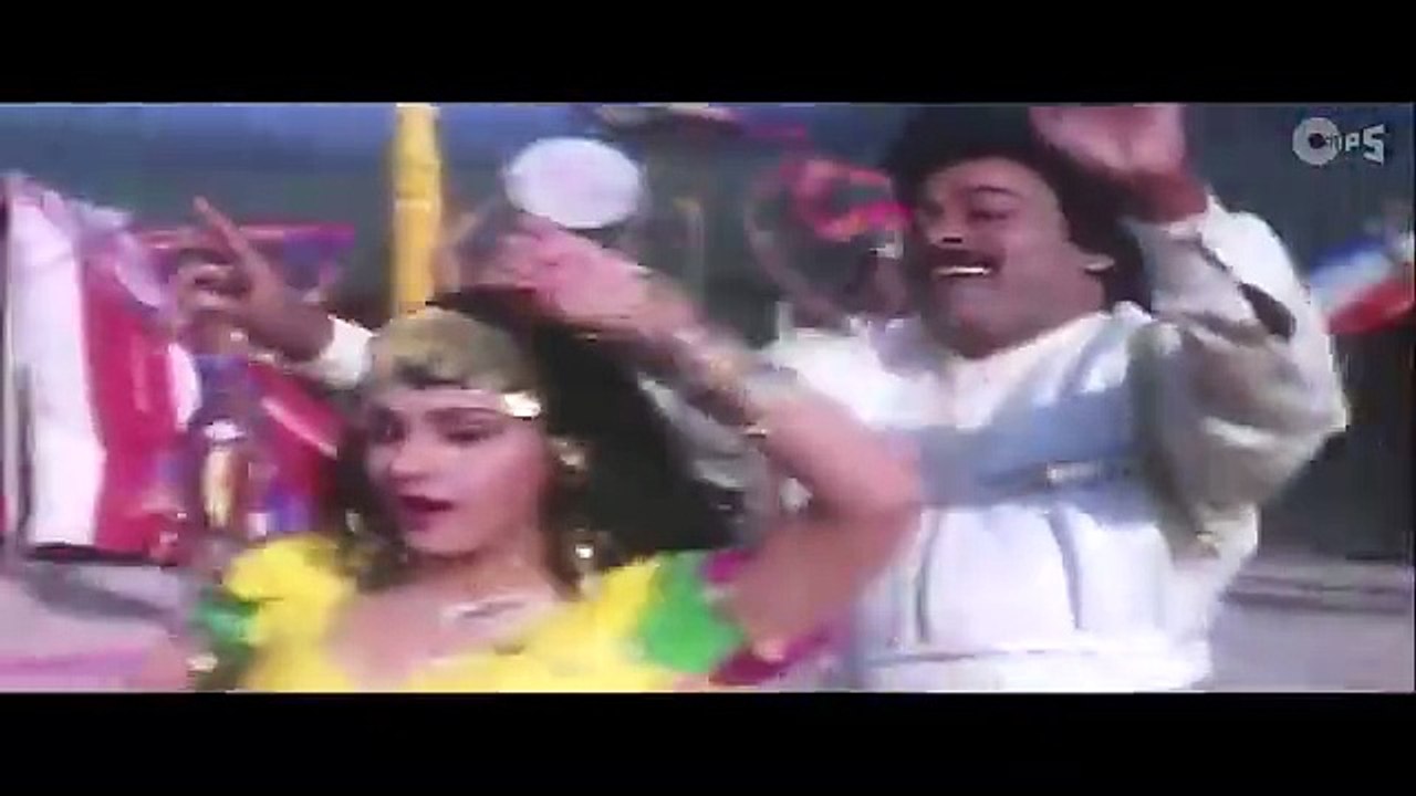Lashkara Lashkara /1992  Aaj Ka Goonda Raaj /Kumar Sanu, Alka Yagnik, Chiranjeevi , Meenakshi Sheshadri