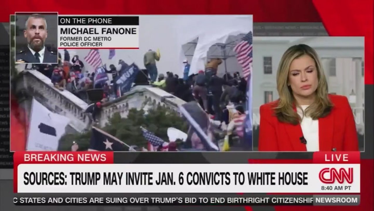 Ex-Capitol police officer tells Oath Keepers founder 'go f*** himself' live on CNN