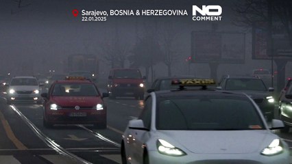 Segundo dia de poluição extrema em Sarajevo