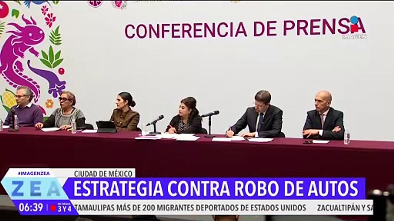 El Gobierno CDMX buscará reducir los robos de autos y autopartes