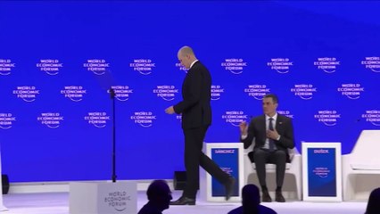 'Let's make social media great again' , says Spain's PM Sanchez, in Davos