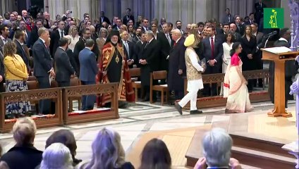 Una obispa de Washington sermonea a Trump, que la tilda de "desagradable"