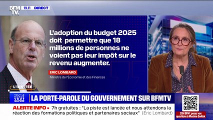 Budget: la porte-parole du gouvernement Sophie Primas assure que les retraités ne seront pas concernés par une "contribution supplémentaire" en 2025