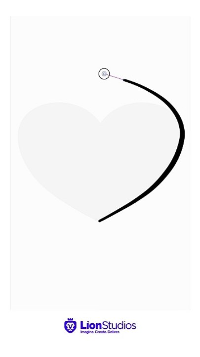 🐾❤️ Cat in Heart Shape Logo Design ❤️🐾