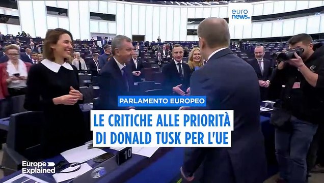 Europarlamento: le critiche alle priorità di Donald Tusk per l'Ue