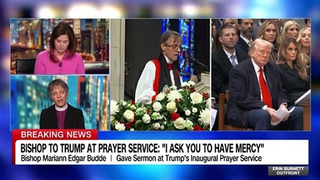 Trump criticizes church service after bishop makes plea for immigrants