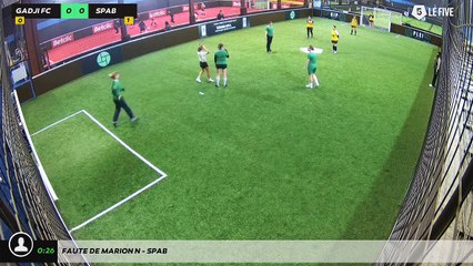 Faute de Marion N - Spab