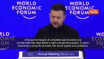 Zelensky a Davos: 