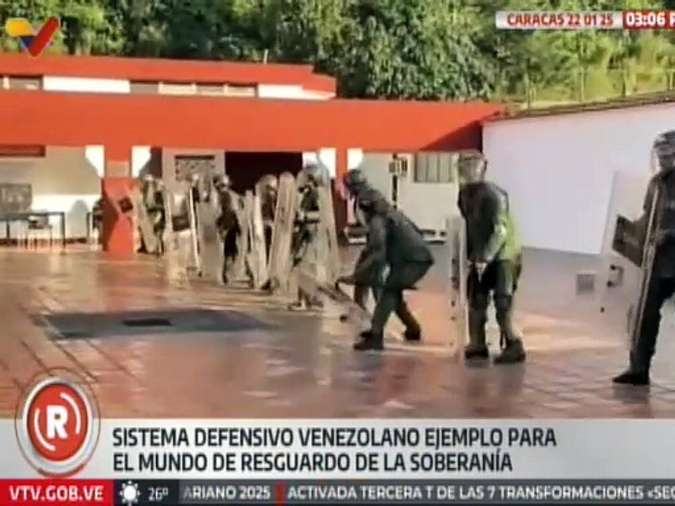 Caracas | Efectivos militares participan en el primer ejercicio "Escudo Bolivariano 2025"