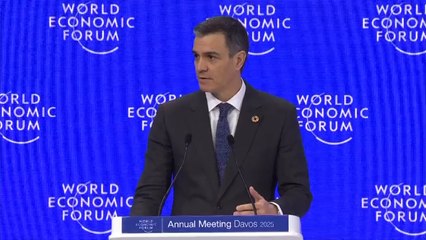 Sánchez arremete contra la 'tecnocasta' en Davos y anuncia que propondrá el fin del anonimato en redes al Consejo Europeo.