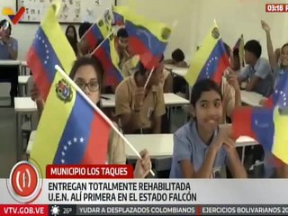 Falcón | Estudiantes y profesores son beneficiados con rehabilitación de la U.E.N. Alí Primera