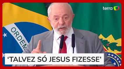 Lula se compara a Jesus ao criticar Zema por ingratidão em acordos e obras do governo federal em MG