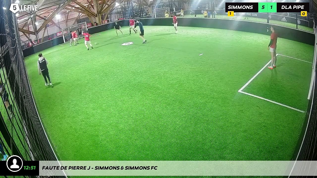 Faute de Pierre J - SIMMONS & SIMMONS FC