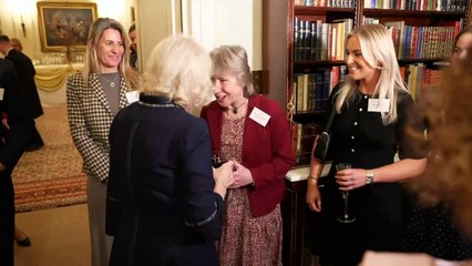 Queen hosts reception for British equestrian teams