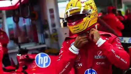 Hamilton pilota Ferrari pela 1ª vez em teste na Itália