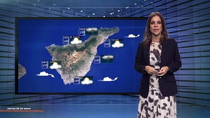 La previsión del tiempo en Canarias para el 23 de enero de 2025, en Atlántico Televisión.