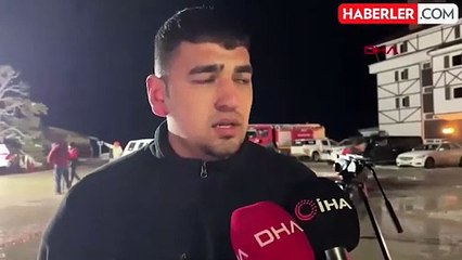 Bolu'daki Otel Yangınında Hayatta Kalan Çalışanın Yürek Burkan Anlatımı