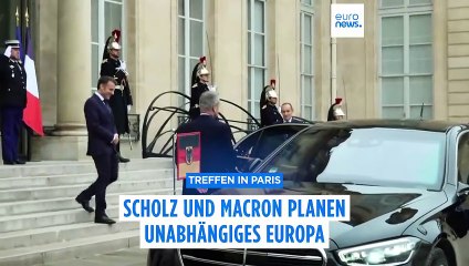 Zu Beginn der zweiten Trump-Regierung: Macron und Scholz rufen zu einem geeinten Europa auf