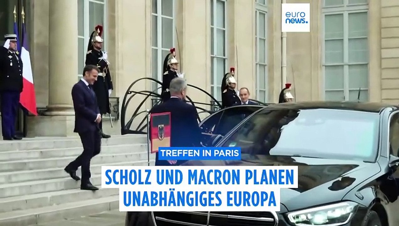Zu Beginn der zweiten Trump-Regierung: Macron und Scholz rufen zu einem geeinten Europa auf