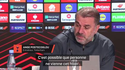 Postecoglou espère une fin de mercato active