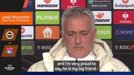 Mourinho takes pride in 'big friend' Ancelotti