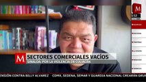 Sectores comerciales de Culiacán permanecen vacíos por ola de violencia