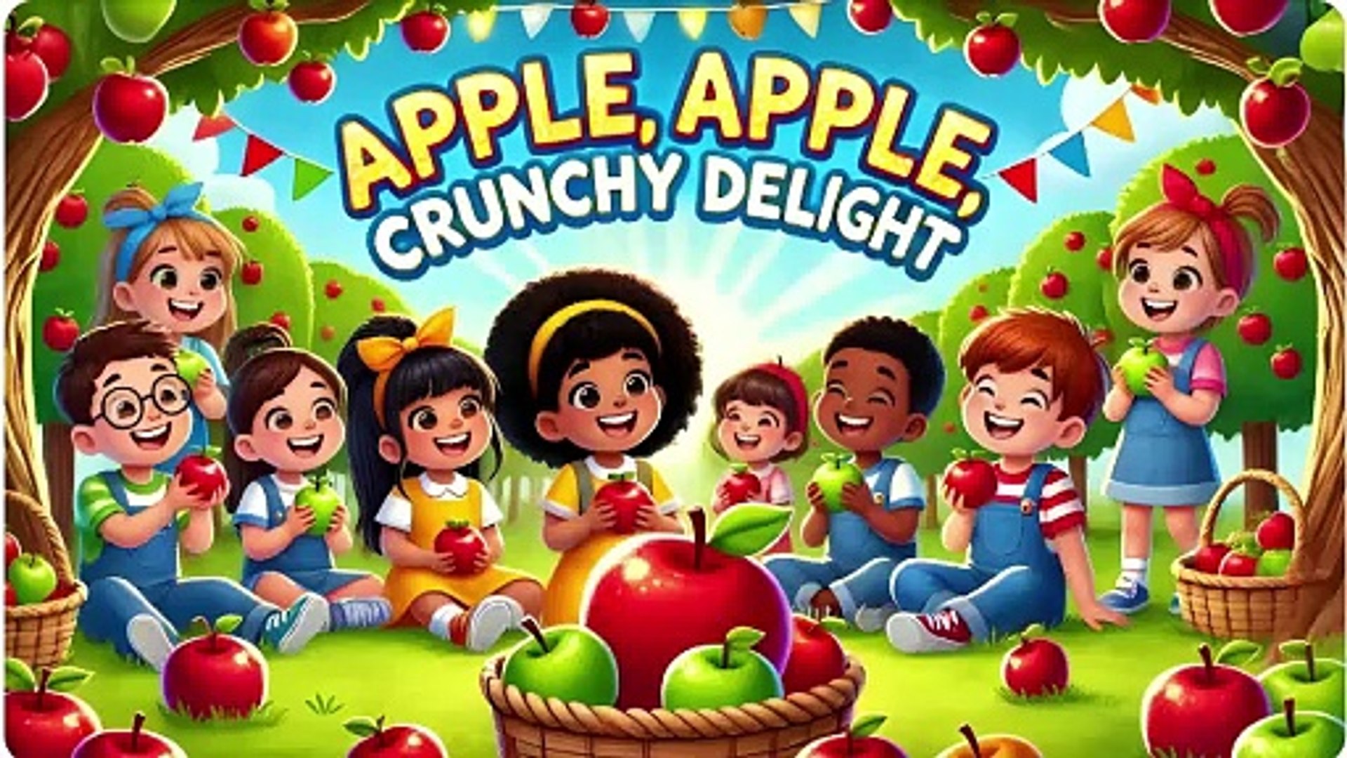 ⁣Apple song for kids | Kids Song Rhymes | Kids Song