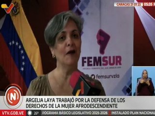 Caracas | Femsur realizó foro sobre la Vida y Obra de Argelia Laya