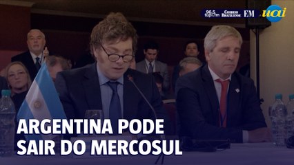 Milei está disposto a retirar Argentina do Mercosul para selar acordo com EUA