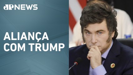 Javier Milei não descarta deixar Mercosul por acordo com Estados Unidos