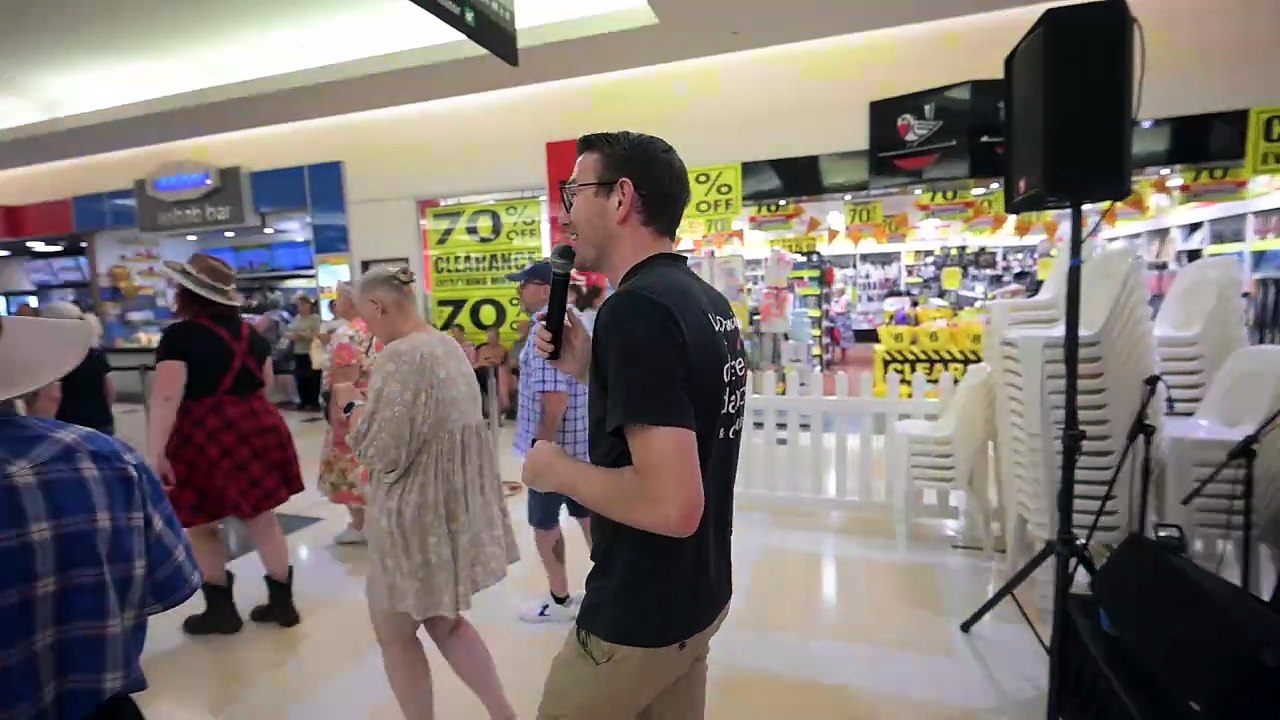 Chris Watson and Dare 2 Dance Line Dancers