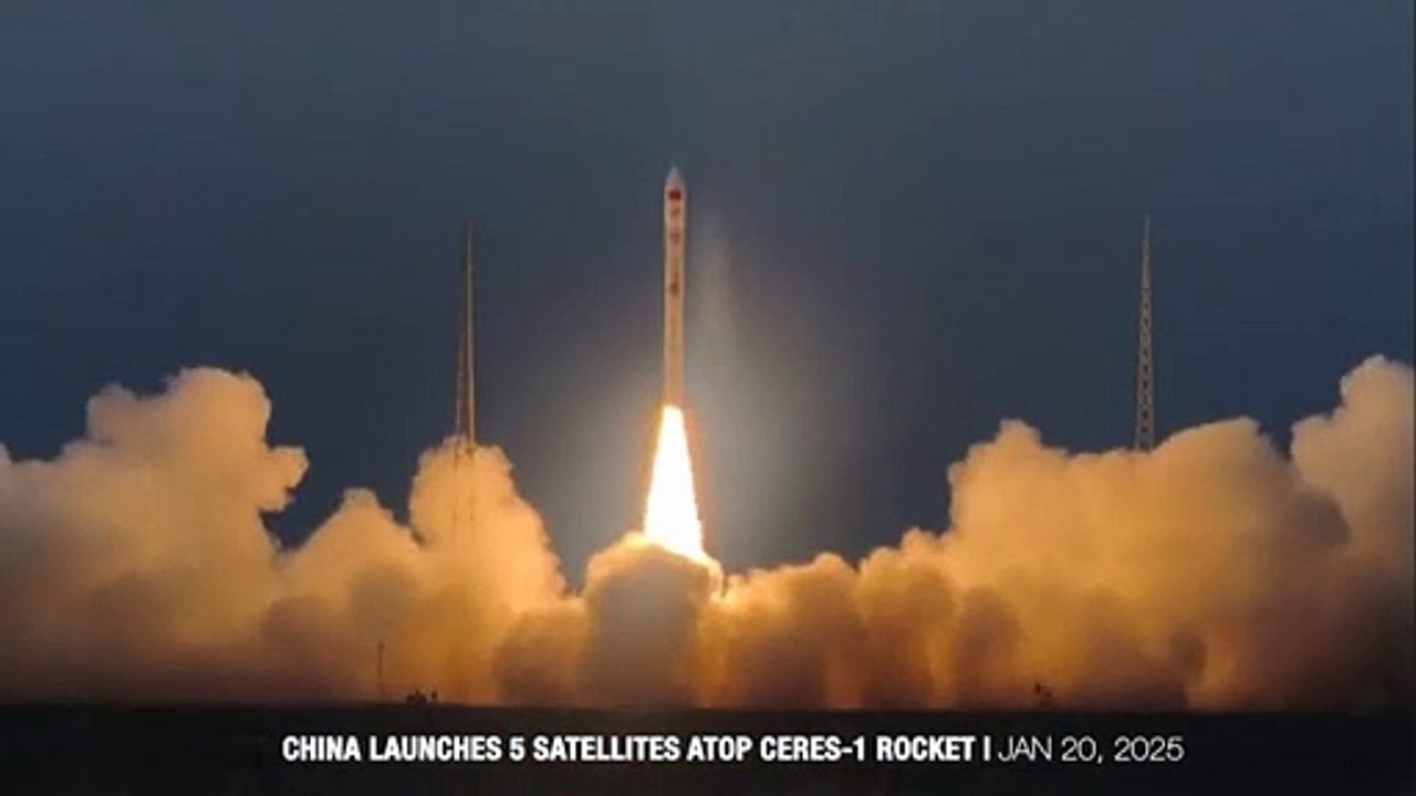 Blastoff! China launches 5 satellites atop Ceres-1 rocket