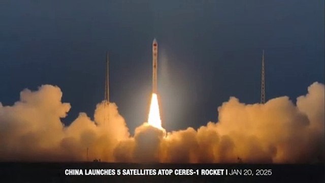 Blastoff! China launches 5 satellites atop Ceres-1 rocket
