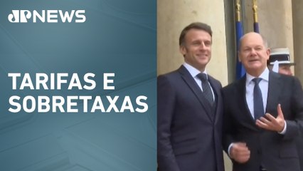 Macron e Scholz defendem união da Europa contra medidas de Trump