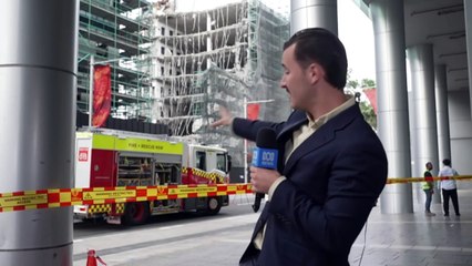 About 50 people evacuated after partial collapse of Sydney building