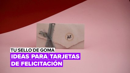Tu sello de goma: ideas para tarjetas de felicitación