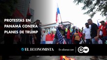 Protestas en Panamá contra planes de Trump